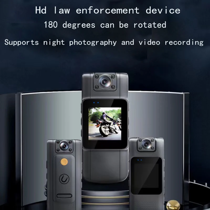 Hd Handheld Camera Portable Head-toback Clip Camera Law Enforcement Recorder Outdoor Sports Camera