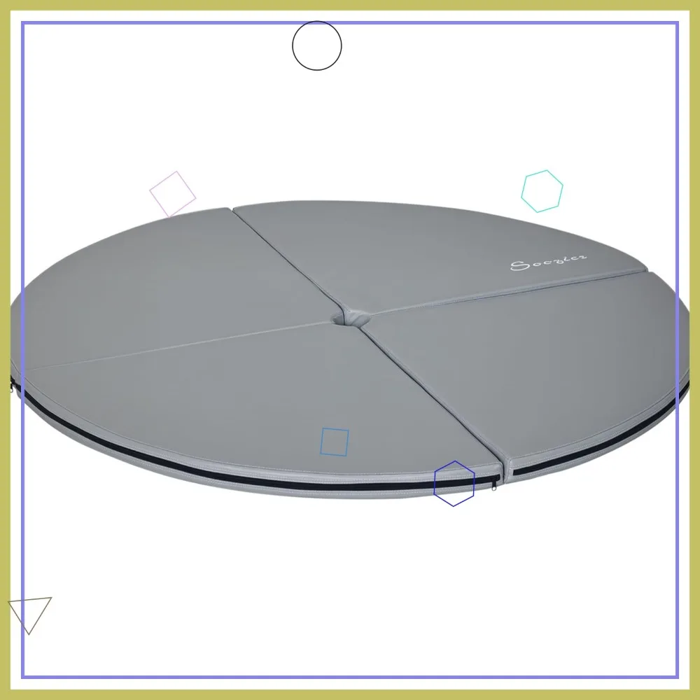 

Складной коврик для танцев на пилоне, толщина 2 дюйма x шириной 5 футов, легкий и водонепроницаемый для домашнего использования, удобное хранение и транспортировка