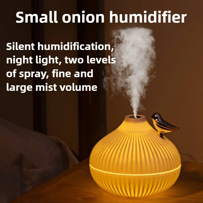 

Высокое качество 300 мл небольшой луковый увлажнитель небольшой бытовой увлажнитель тумана простая атмосфера с ночником USB-интерфейс