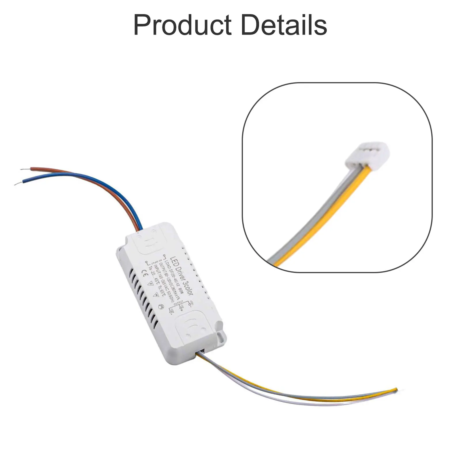 280mA LED Driver 8-24W 20-40W 30-50W 40-60W 50-70W Power Supplies Adapter Lighting Transformer Light Transformer New