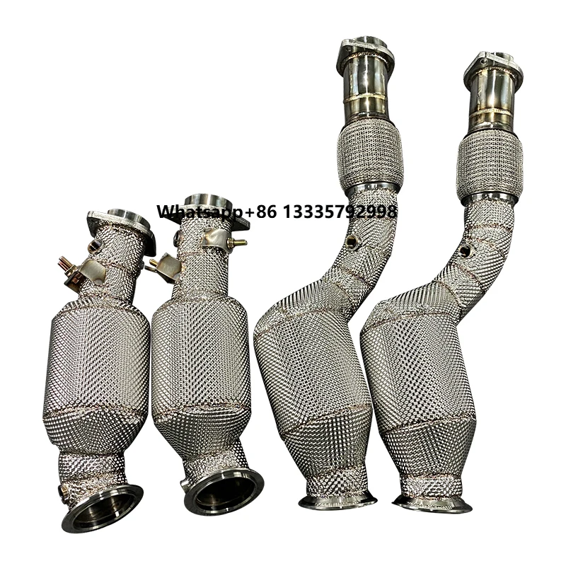 

High End Customization Environmental Compliance Standards Exhaust Manifold Header for BMW' M3 G80 M4 G82 Downpipe