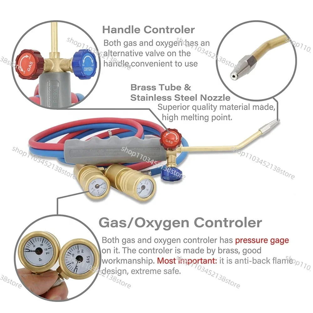 Oxygen Gas Portable Brazing and Soldering Welding Equipment