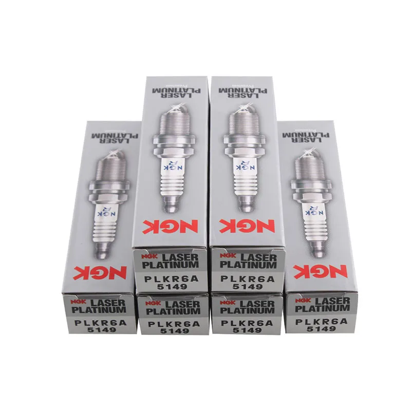 6Pc NGK Spark Plug PLKR6A 5149 for MERCEDES BENZ W203 W204 S204 W211 W212 S211 S212 W164 W251 W221 R171 R230 C230 C300 E300 E350