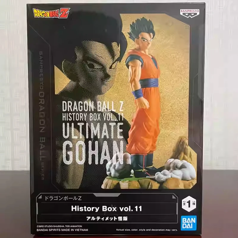 

В наличии оригинальный новый Bandai Banpresto Dragon Ball Z History Box 11, Ultimate Son Gohan, аниме-фигурки, модель, подарочная игрушка