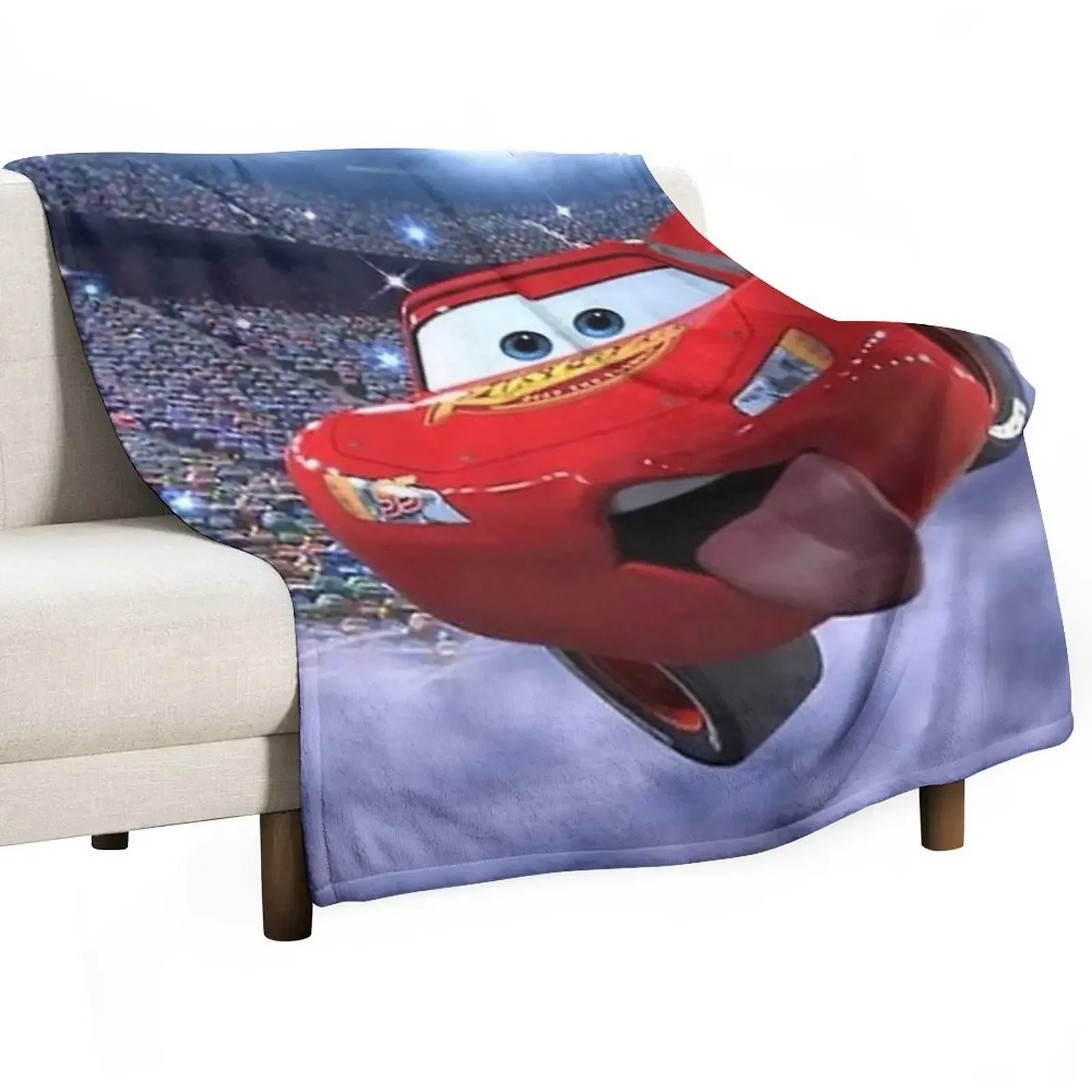 

crazy driving Throw Blanket Single Furrys Plaid on the sofa Bed covers Blankets