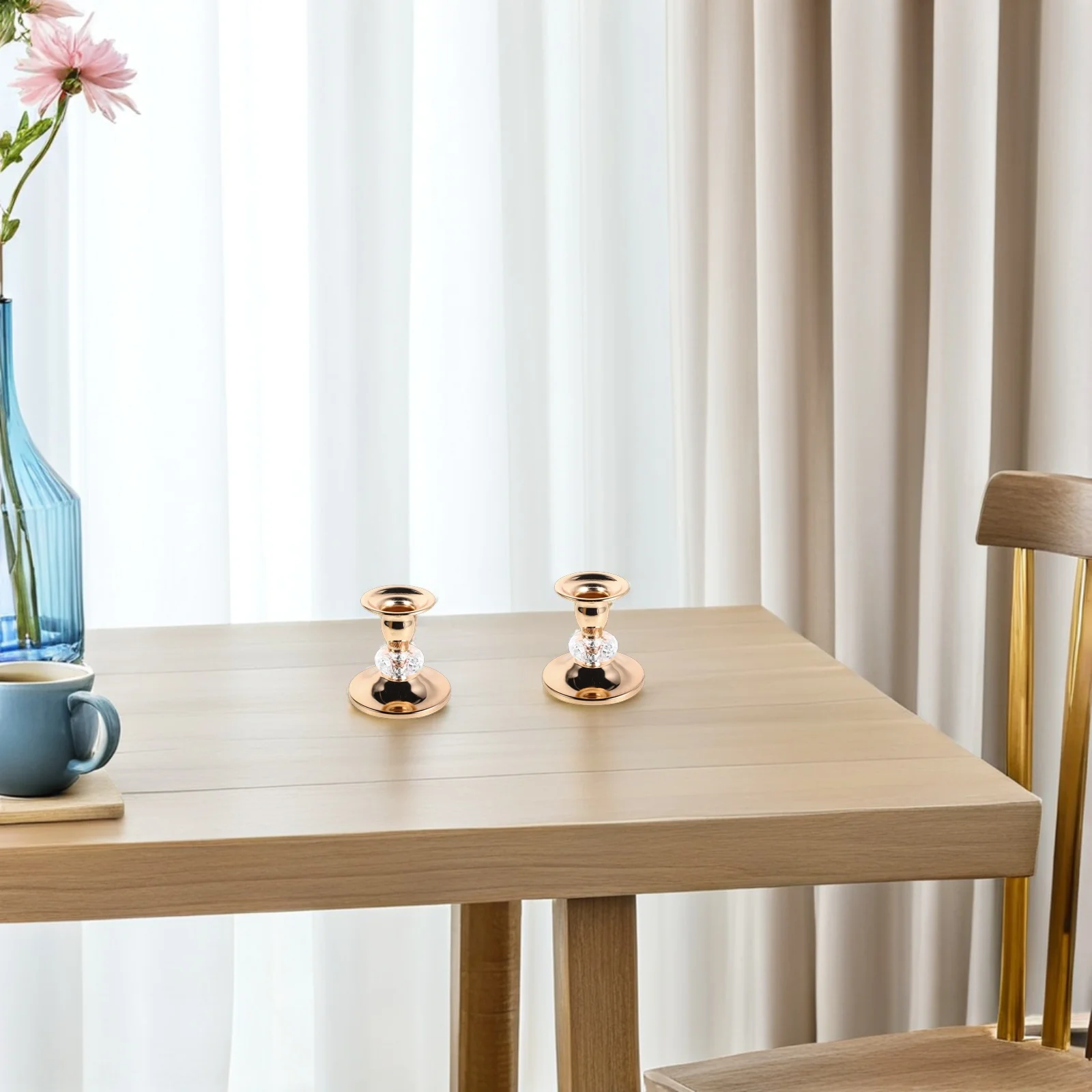 

Sophisticated European Crystal Holders for Elegant Home Decor Romantic Dinner Parties Wedding Table Centerpieces