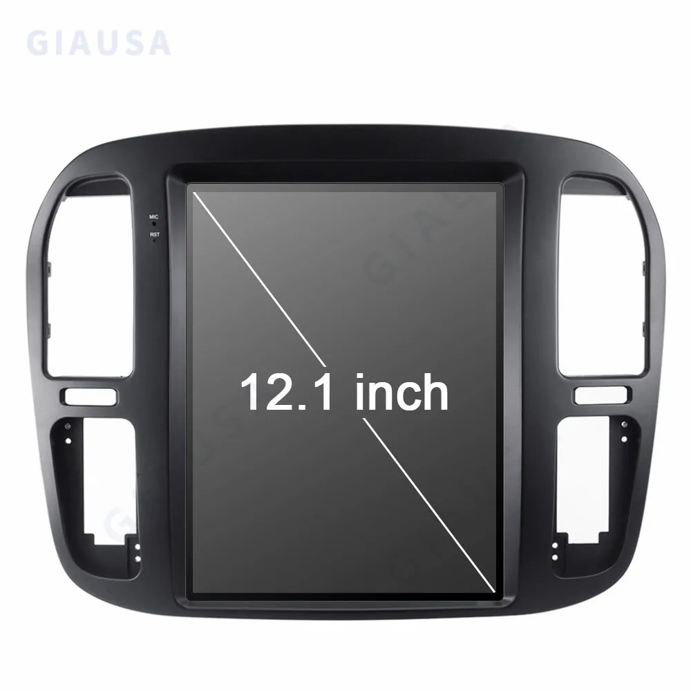 Android14 Car Navigation Radio CarPlay For Toyota Lander Cruiser LC100 1998-2002 Auto Radio Multimedia Player Head Unit GPS