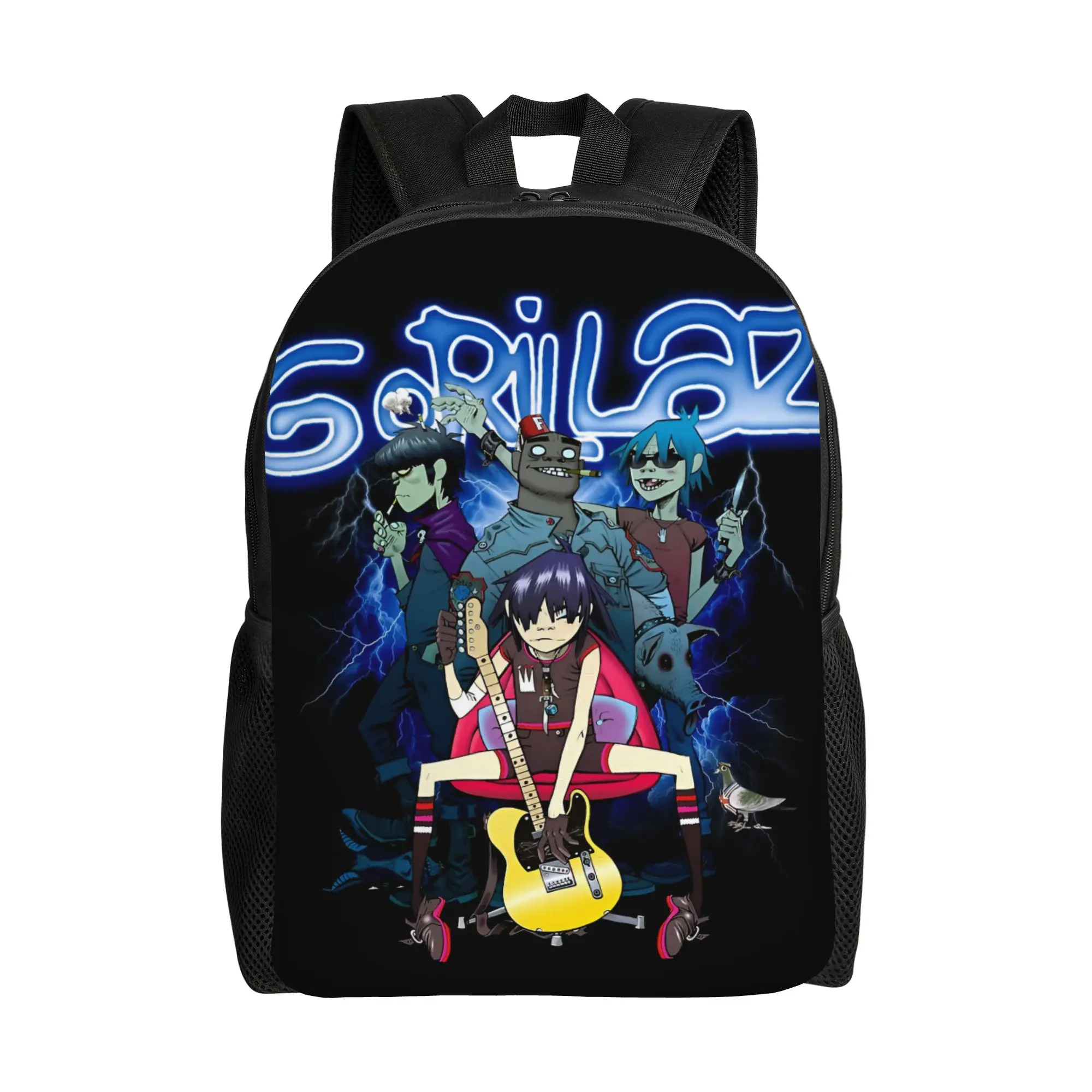 

Custom G-Gorillazes Virtual Cartoon Movies Travel Backpack Men Women School Computer Bookbag College Student Daypack Bags