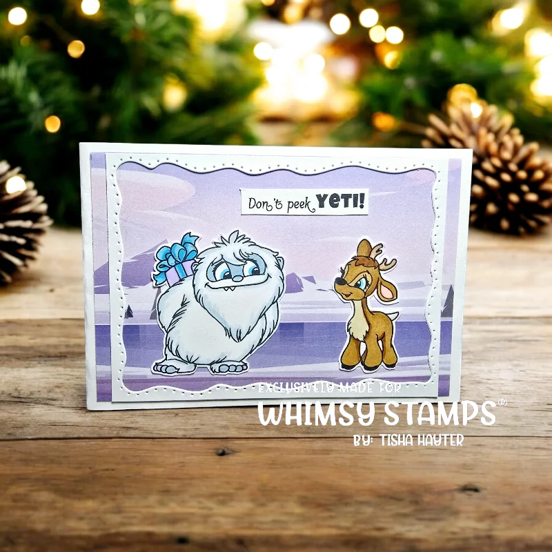 NEW Panda Christmas Outline Die Set Metal Cut dies and Stamps for DIY Scrapbooking Photo Album Embossing Decorative Paper Cards