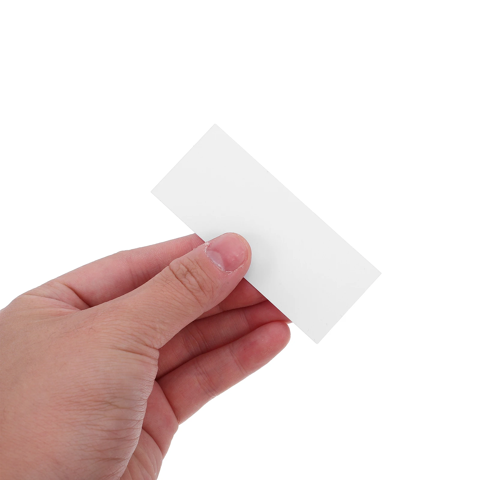 

500Pcs Rewritable Blank Price Labels White PVC 75x35mm Reusable Dry Erase Retail Shelf Price Tags Supermarket Shop Display