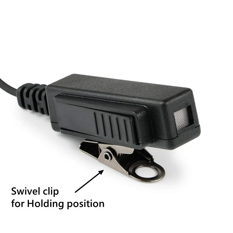 Tubo dell'aria Auricolare Auricolare PTT Mic per MOTOROLA Walkie Talkie DP1400 EP450 GP88S CP88 CP040 CP140 CP180 GP300 GP68 PR400 P080