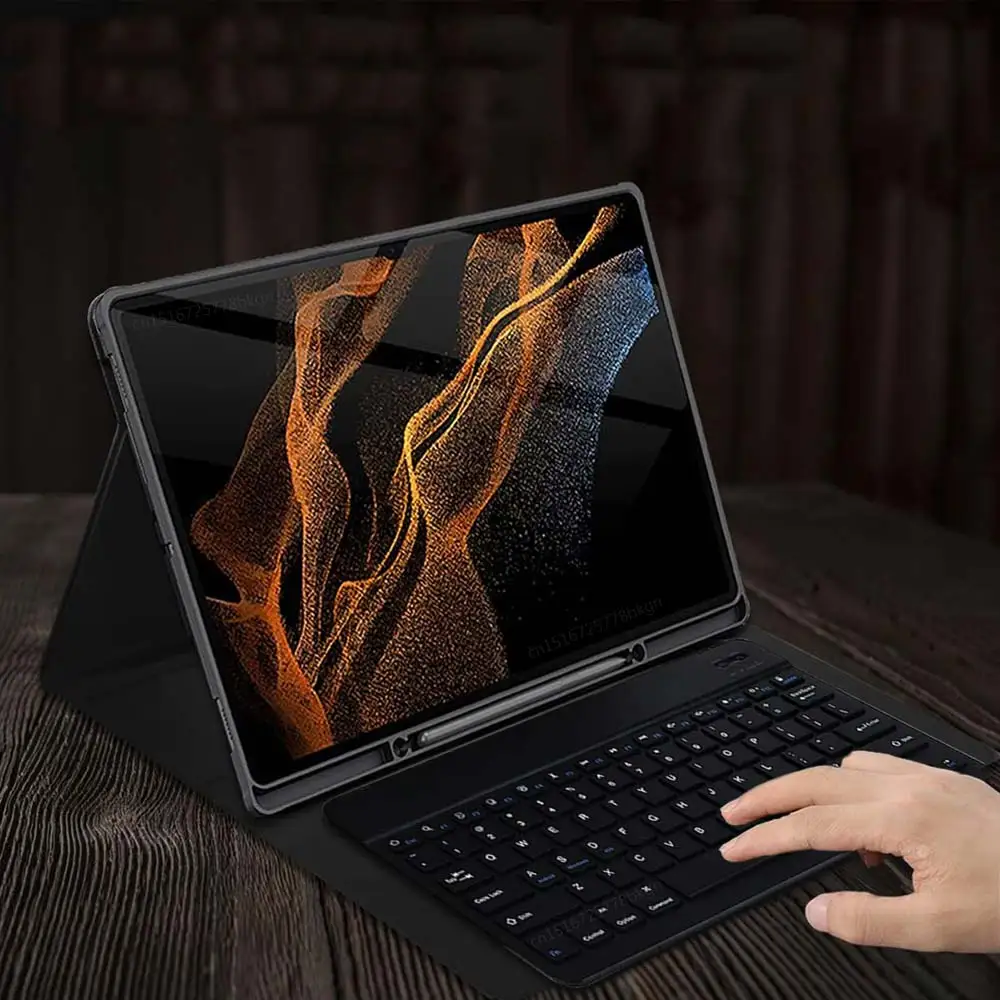

For Samsung Galaxy Tab S7 Fe/S8 Ultra/S8 S7 Plus Wireless Magic Keyboard Portable Keyboard Case For Samsung Tab A8 S6 Lite S8 S7