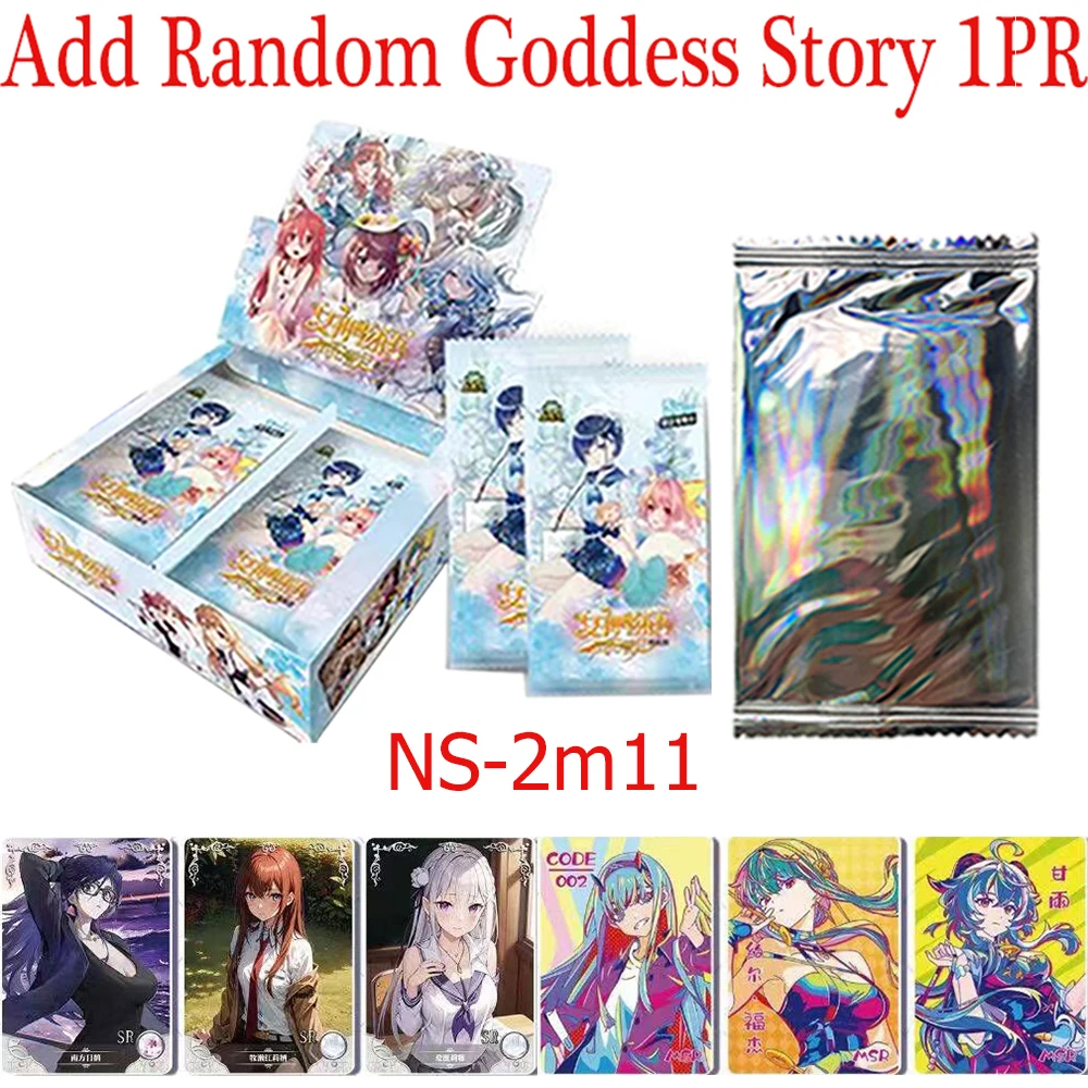 New Goddess Story 2M11 Booster Box Msr Ptr Rare Card Anime Game Girl Party Swimsuit Bikini Feast Doujin Toys And Hobbies Gift