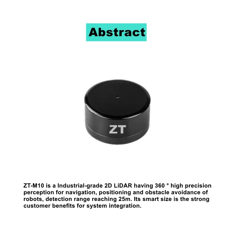 2D and 3D 25m industrial-grade TOF lidar navigation obstacle avoidance mapping for indoor and outdoor robot lidar sensor