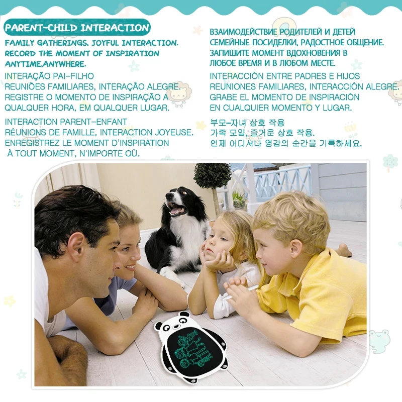 만화 LCD 글쓰기 태블릿 다채로운 화면 그리기 패드 낙서 보드 장난감, 크리스마스 선물 및 어린이용 학습 도구, 8.5 인치, L36