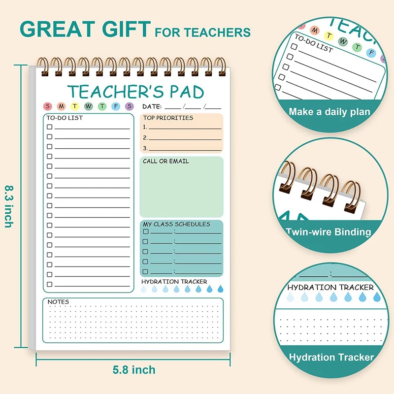 2025 Planner Weekly Monthly Planner Spiral Bound Hardcover 2025 Calendar Planner Book Schedule Organizer Student Stationery Gift