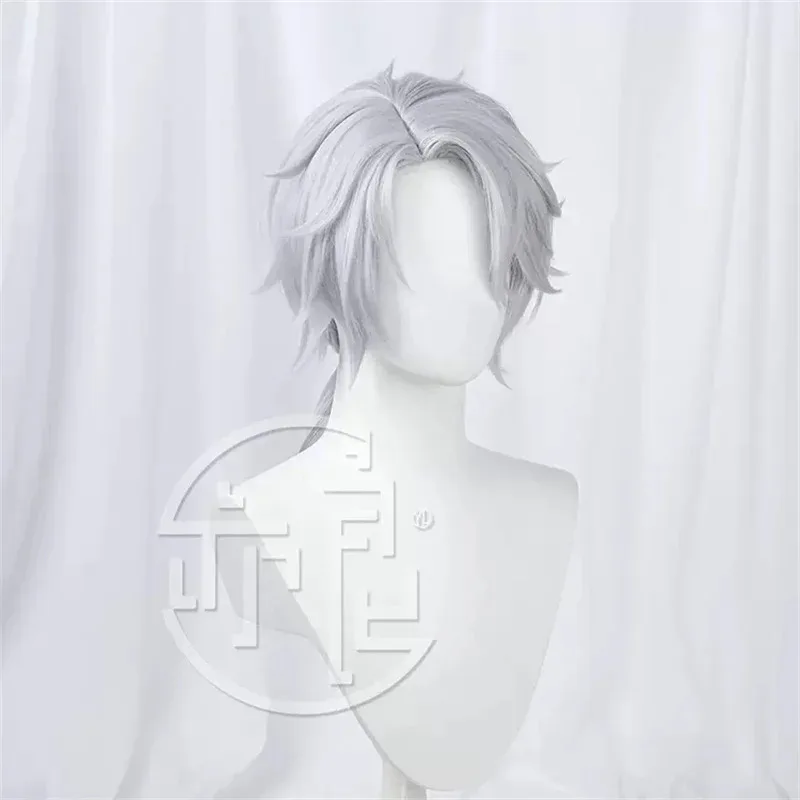 الهوية الخامس المحنط ايسوب كارل شعر مستعار تأثيري قصيرة الشعر الاصطناعية مقاومة للحرارة هالوين كرنفال دور اللعب حفلة + غطاء شعر مستعار