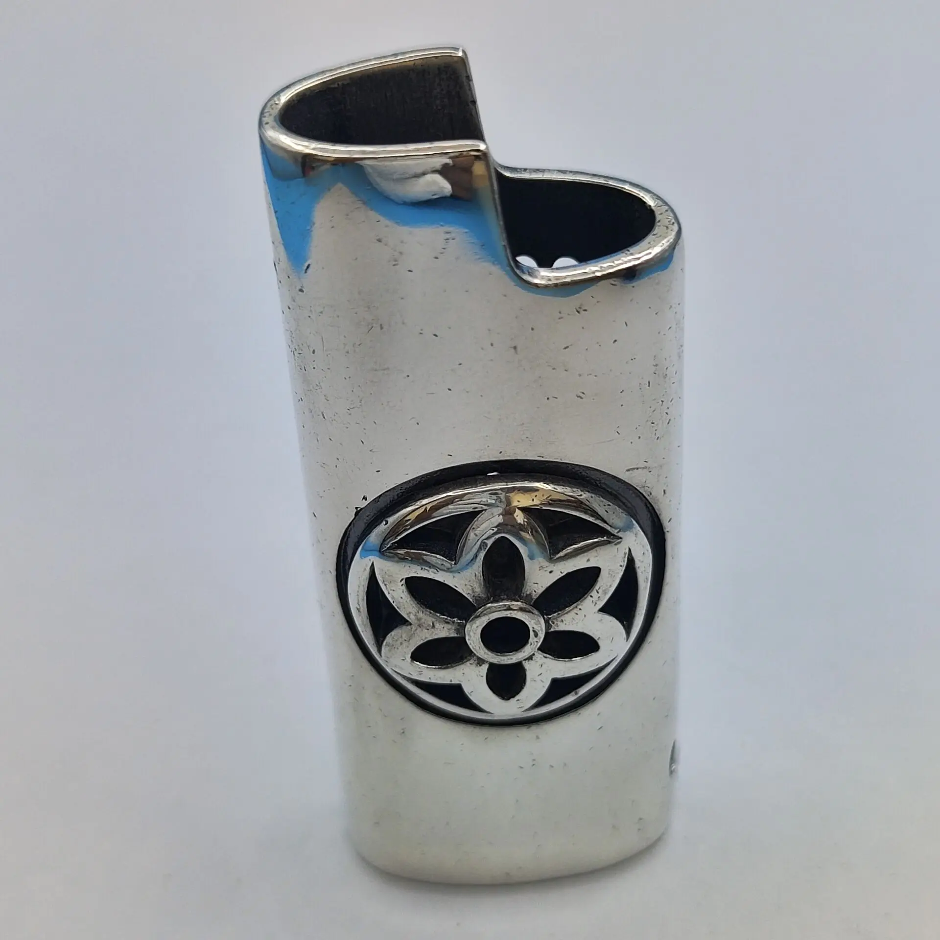 Cuproníquel isqueiro caso capa para bic j5 isqueiros reutilizável armadura de metal gás isqueiro escudo manga protetor