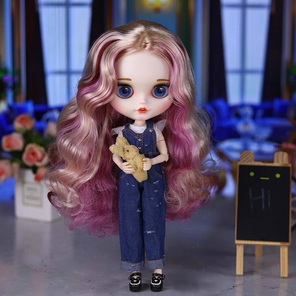 ICY DBS Blyth Puppe 1/6 30 cm offener Mund, verschiedene Hautfarben, verschiedene Stile, nackte Puppe oder kompletter Satz Puppe, geeignet zum Verschenken