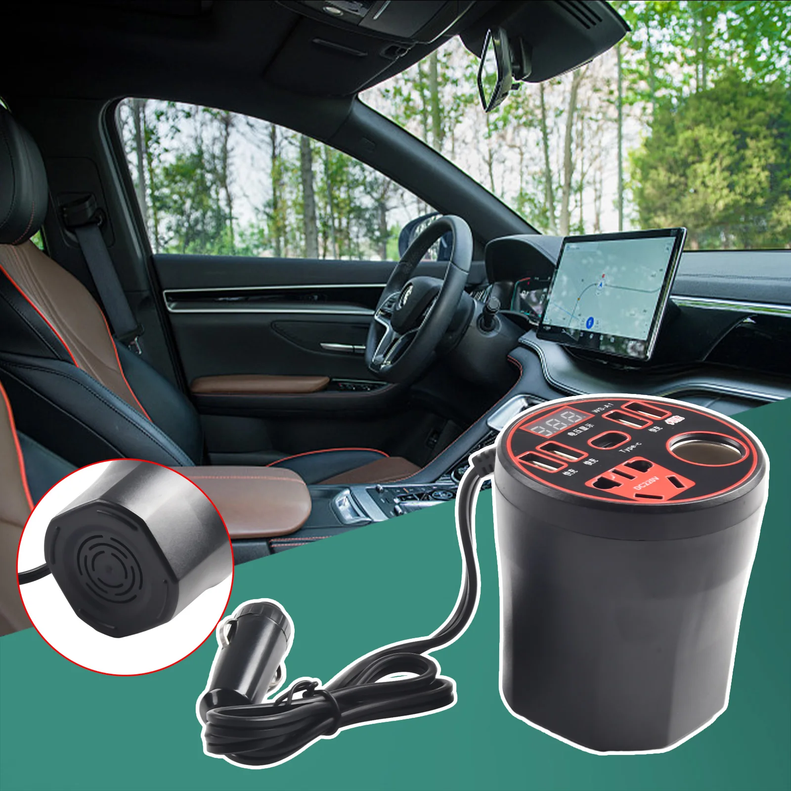 

Автомобильный инвертор с USB-выходом, USB-кабель, длина кабеля, входное напряжение, выходная мощность, выходное напряжение