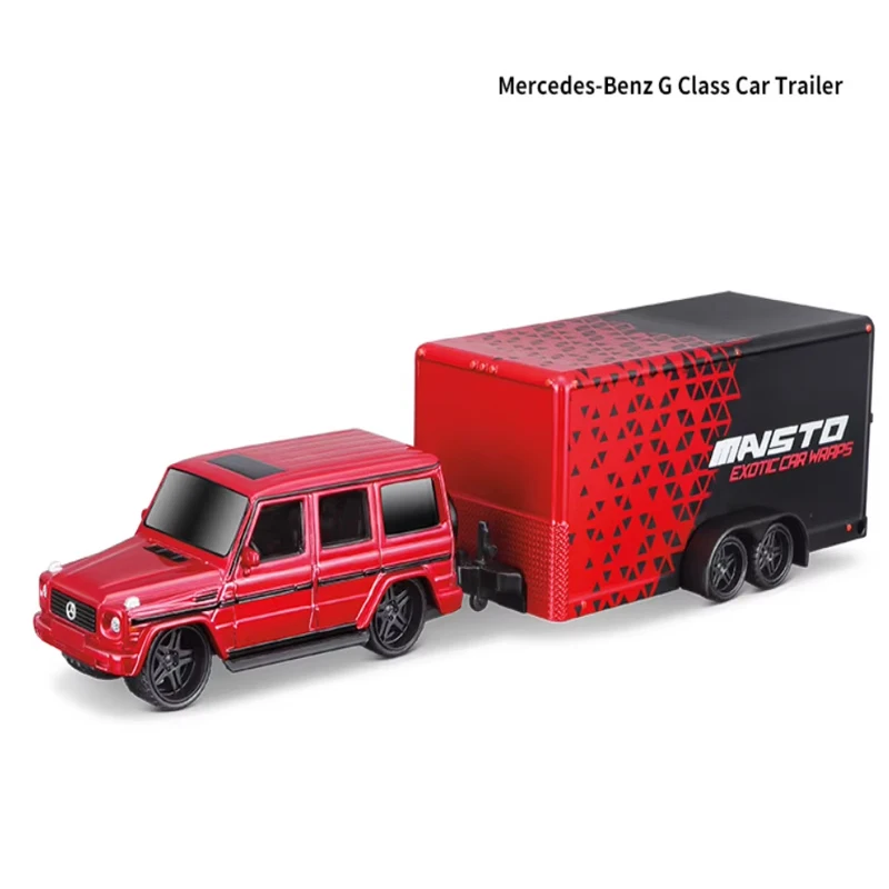 Maisto 1:64 다이 캐스팅 합금 운송 차량 모델 클래식 컬렉션 장식 포함 트레일러 모델 소년 자동차 장난감 선물