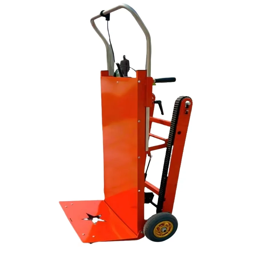 

Electric Powered Stair Climbing Cart | Foldable Luggage Trolley Crawler Forklift For Stairs For Moving Heavy Goods