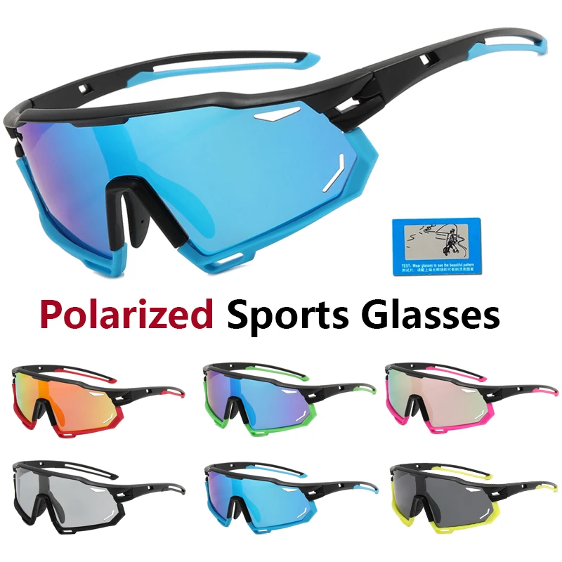 Polarized Sports Glasses Photochromic Men\'s and Women\'s Bike Eyewear Mountain MTB Cycling UV400 Sunglasses Bicycle Road Goggles