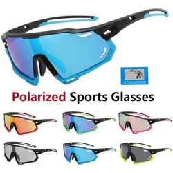 Gafas deportivas polarizadas para hombre y mujer, lentes fotocromáticas para bicicleta de montaña y carretera, UV400