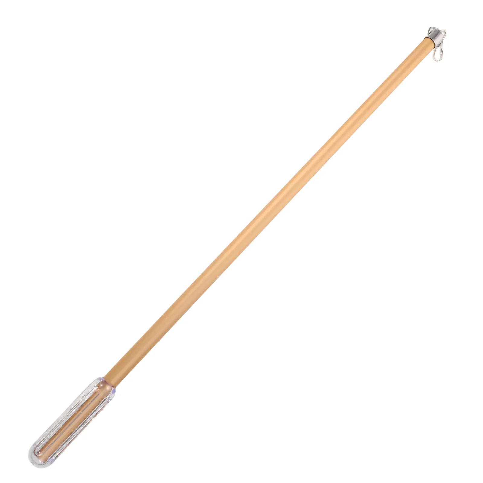 50cm Aluminum Alloy Drapery Pull Rod – Quiet Heavy-Duty Curtain Puller Stick with Hook for Hotel, Bedroom & Dorm