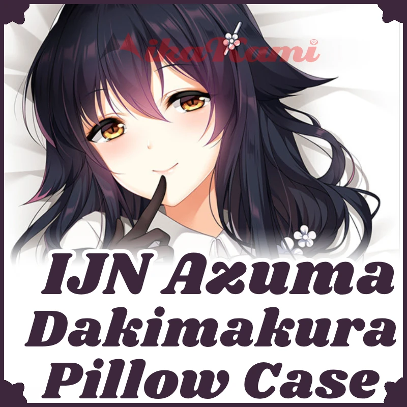 IJN Azuma Dakimakura Azur Lane Game Pillowcase Full Body Hugging Pillow Case Cushion Cover Home Bedding Decor Otaku Gift HMA