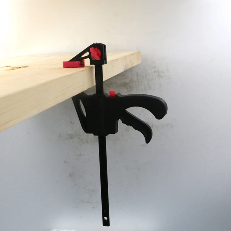 Chuyên nghiệp 4 inch Thanh kẹp hình chữ F Dụng cụ cầm tay chế biến gỗ F Chế biến gỗ Clip nhanh chóng Kẹp phát hành bánh cóc cho