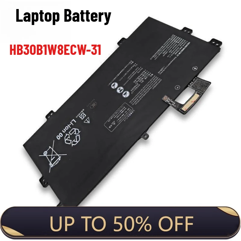 

For Huawei MateBookX EULD-WFH9 EUL-W19P W29 Laptop Battery HB30B1W8ECW-31