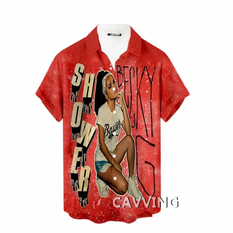 CAVVING 3D Printed  BECKY G Fashion Casual Shirts Men's /Women's  Short Sleeves Loose Breathable Shirts  C1