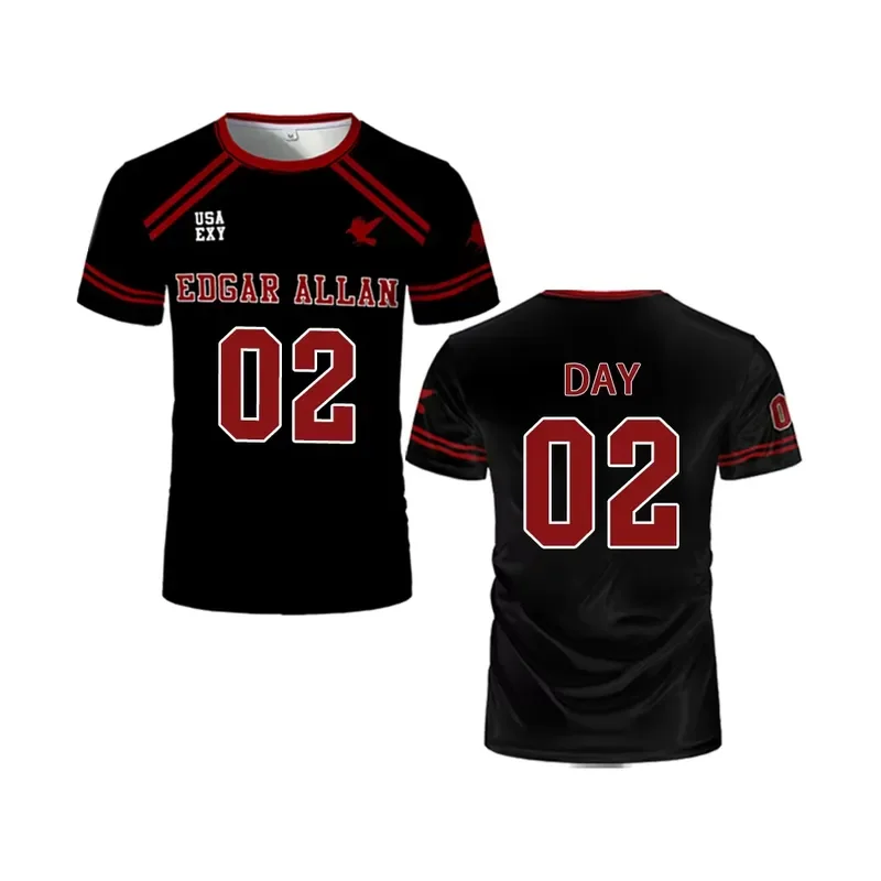 2026 Edgar Allan Jersey 3D The Foxhole Court Moreau Print T Shirt Men Women Summer Short Sleeve Tees Tops Game Uniform