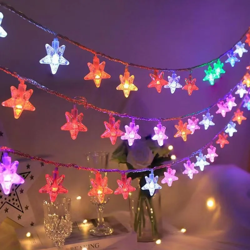 3M/6M LED Crystal star bubble String Lights led lights lights decoration fairy lights outdoor lights wedding luces decorativas