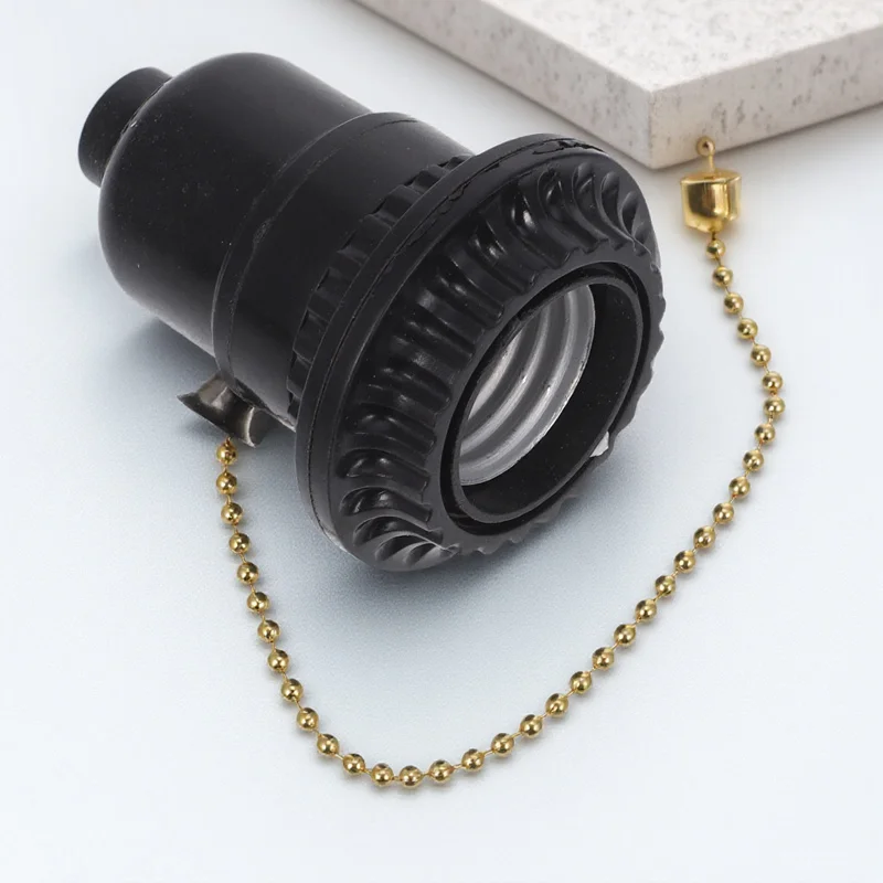 Light Bulb Socket Universal Lamp Socket Adapter Durable Reliable Light Base Holder for Garage Workshop Table Lamp Repair Kit