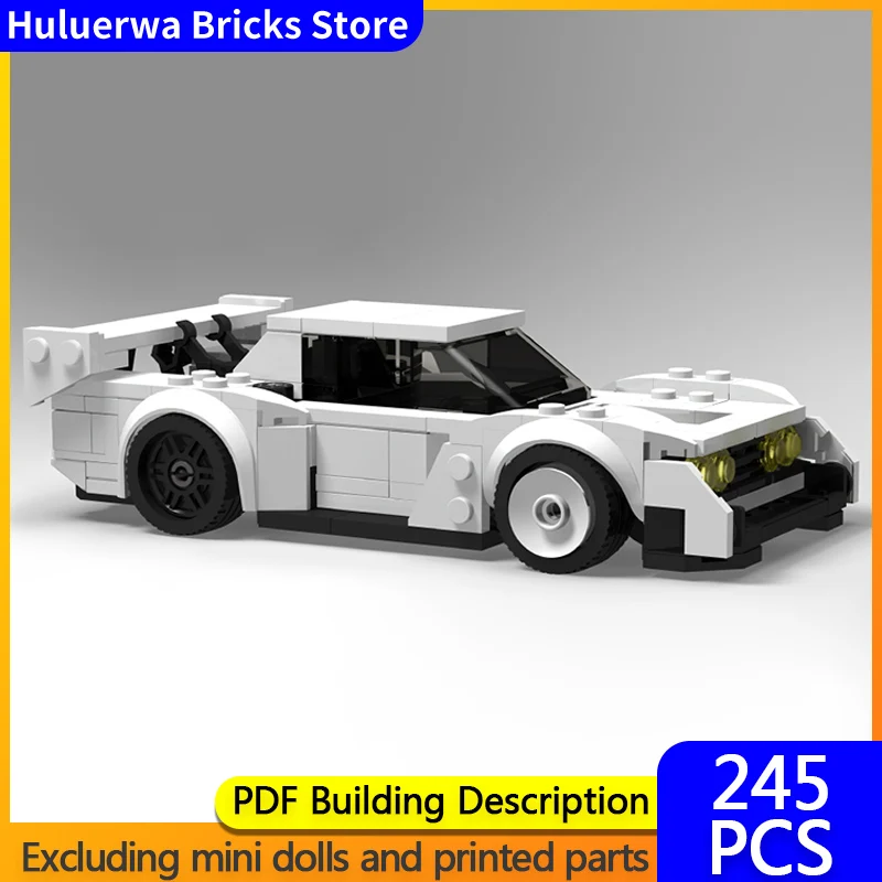 

Модель скоростного гоночного автомобиля MOC, строительные кирпичи, модифицированный спортивный автомобиль, модульная технология, детские праздничные подарки, сборные игрушки