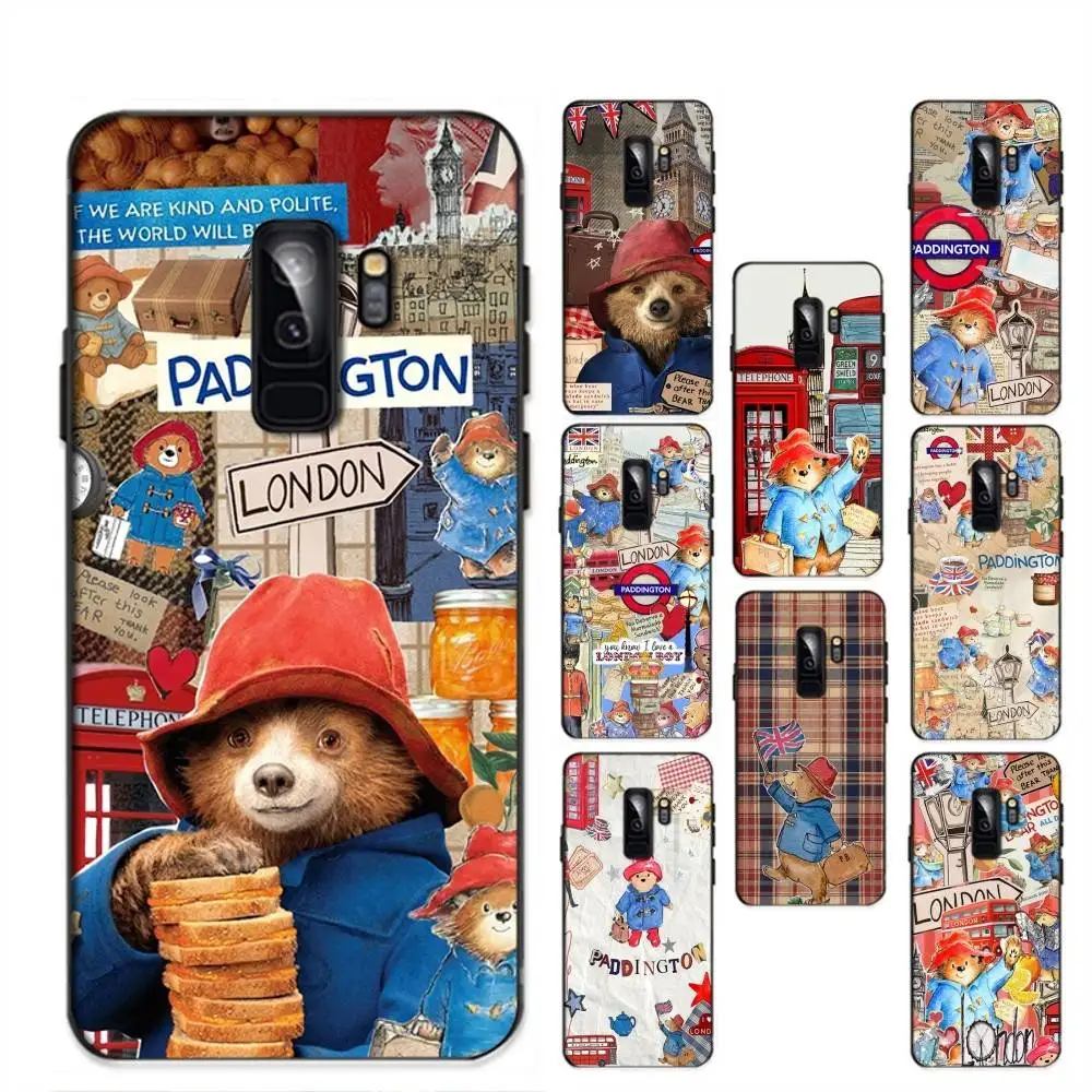 Cartoon P-Paddingtons Bear Phone Case For Samsung S 24 fe 25 Ultra plus 20 lite 21 30 22 23 24 22 Ultra 5G Fundas