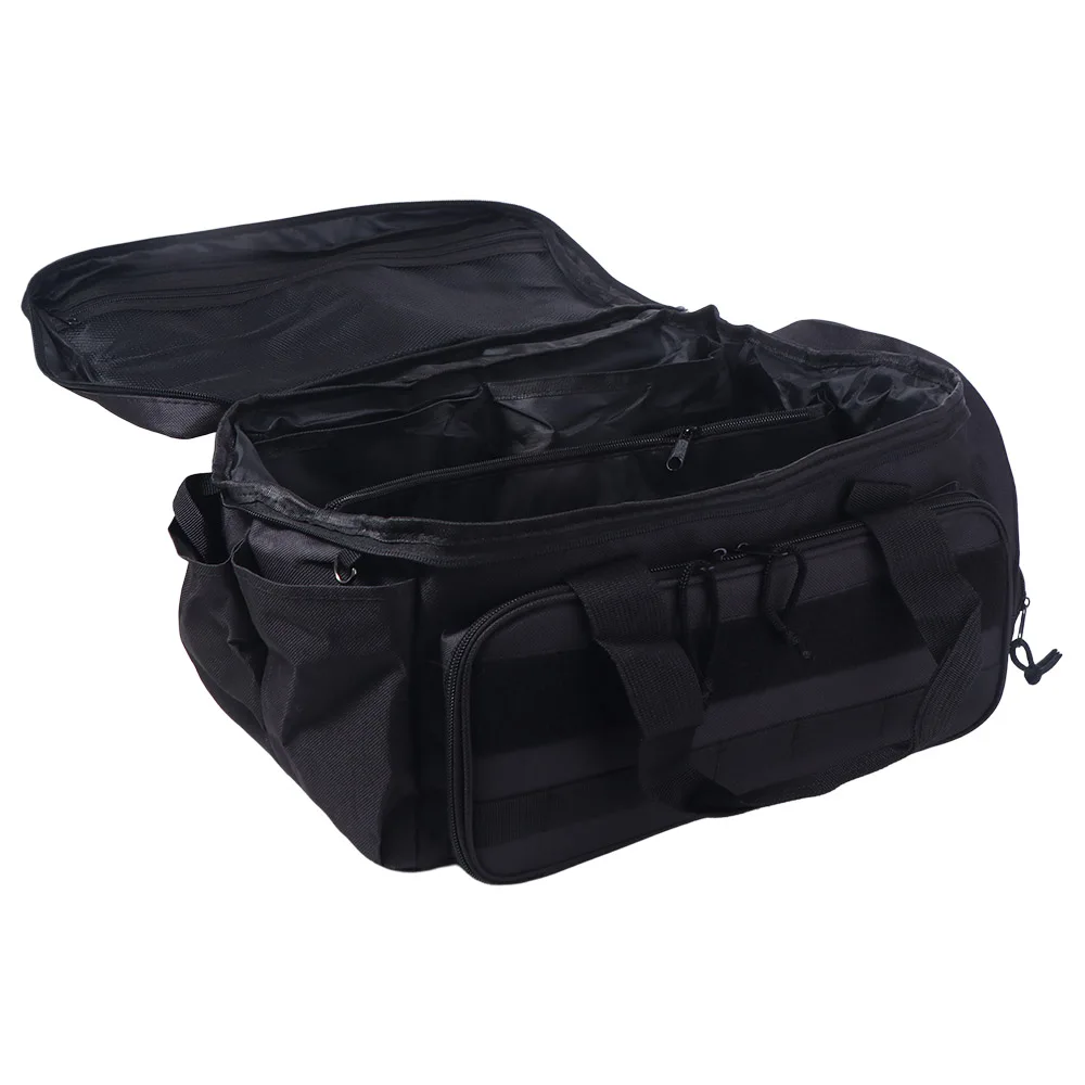 Comfortable Handle Tool Storage Bag Thick Padded Base Easy Carrying Tool Case Black Color Water Resistant Tool Bag