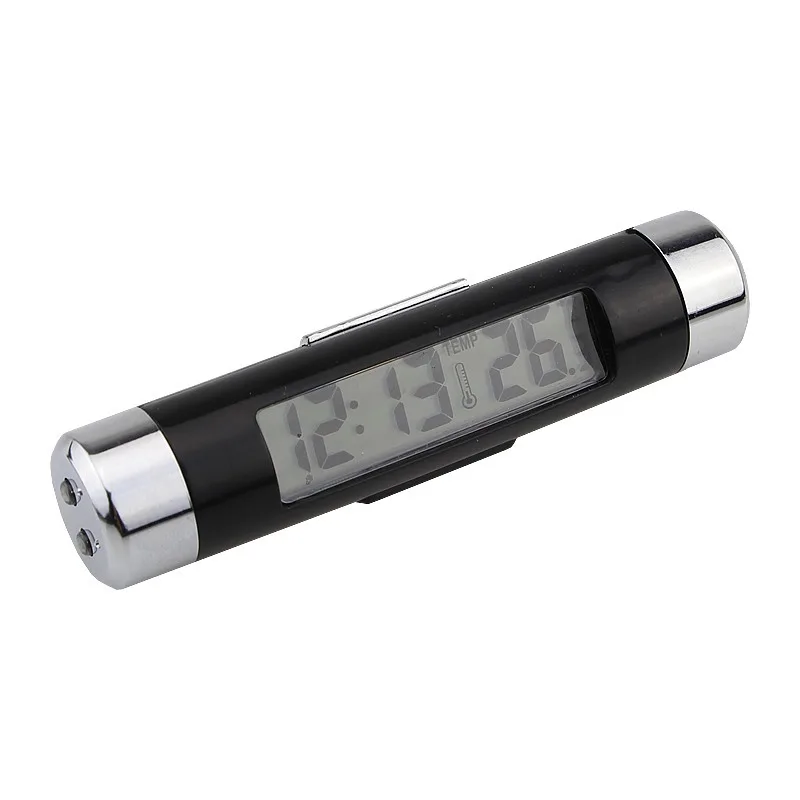 Car Digital LED Time Voltmeter Thermometer Electronic Clock Car LCD Digital Electronic Clock Thermometer Watch with Backlight