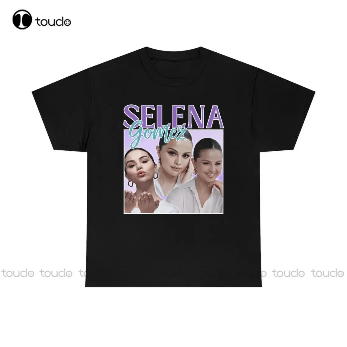 

Selena Gomez Tee Black Shirt Men Custom Aldult Teen Unisex Digital Printing Tee Shirts Funny Art Streetwear Cartoon Tee Xs-5Xl