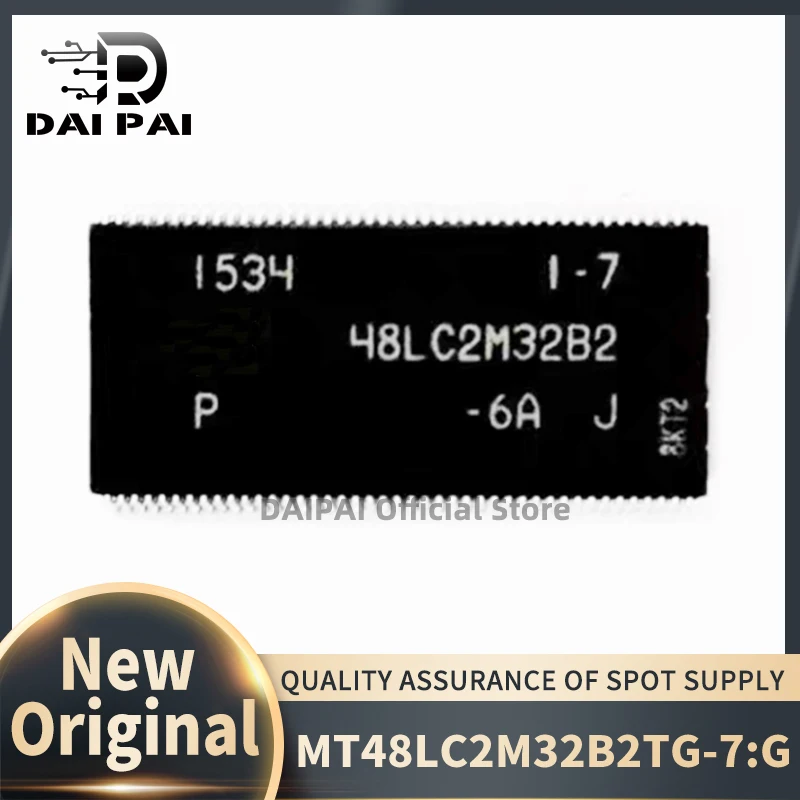 (10Pcs/Lot) 100% New original MT48LC2M32B2TG-7:G MT48LC2M32B2TG-7G MT48LC2M32B2TG-7G MT48LC2M32B2 TSOP86 Chipset