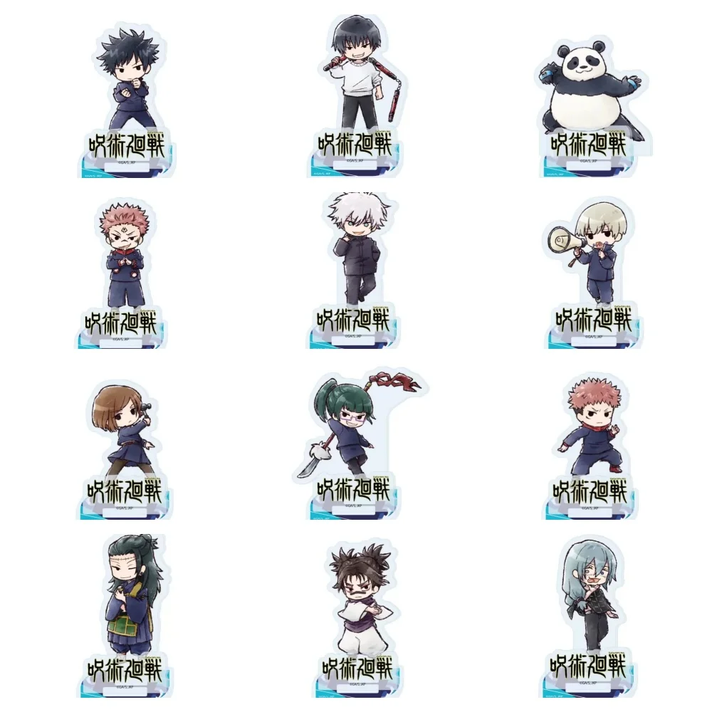 Game Kugisaki Nobara Geto Suguru Gojo Satoru Yu Haibara Acrylic Stand Doll Anime Figure Model Plate Cosplay Toy for Gift