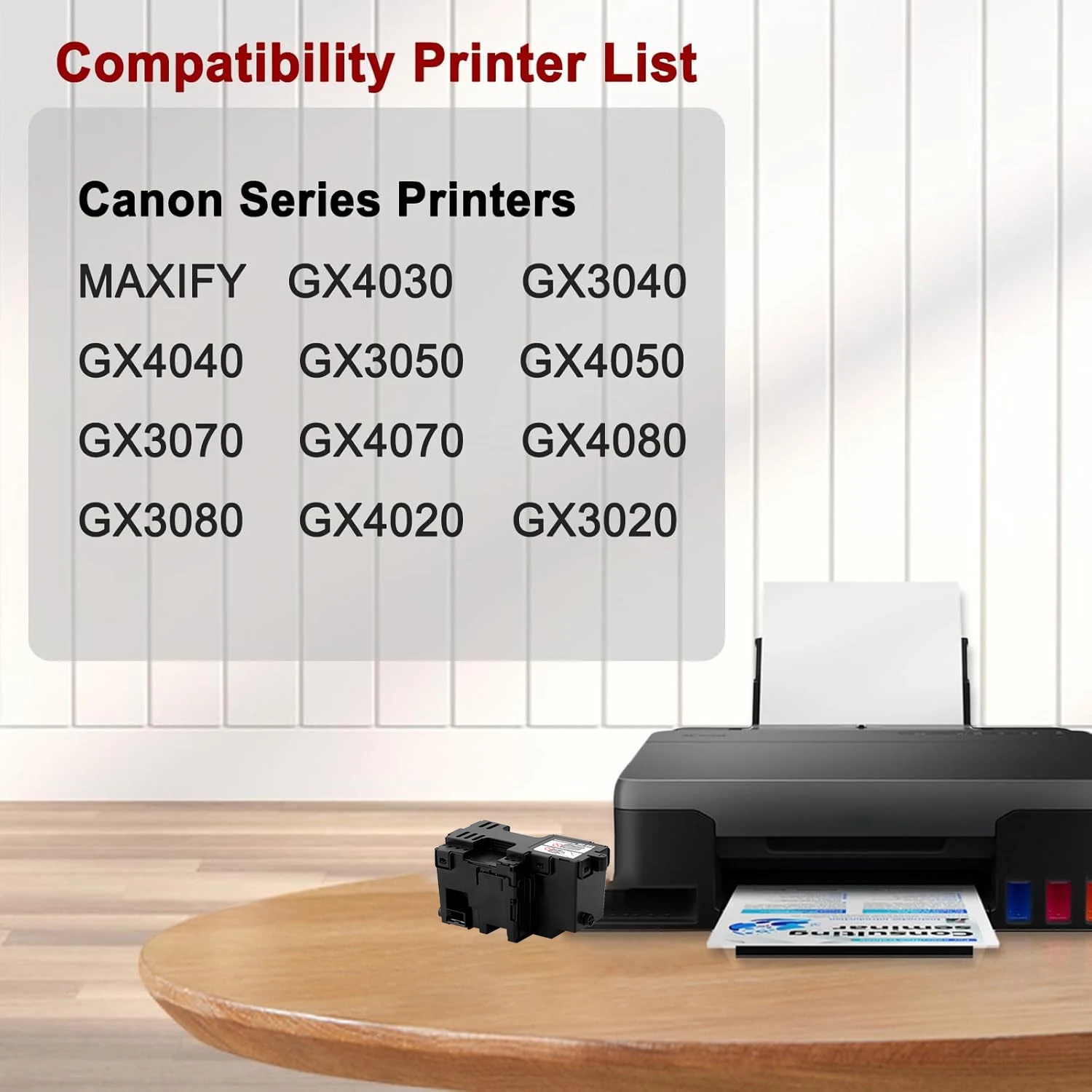 MC-G03 Maintenance Tank Waste Ink Box for Canon MAXIFY GX4030 GX3040 GX4040 GX3050 GX4050 GX3070 GX4070 GX4080 GX3080 Printer