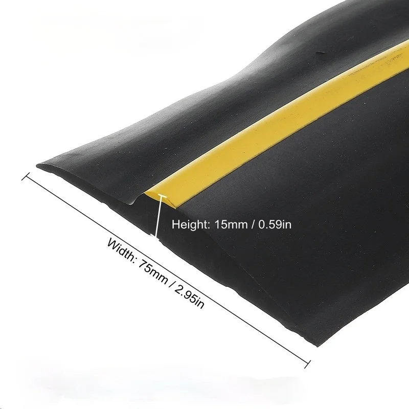 3.5M Garage Door Bottom Seal Weather Stripping PVC Rubber Seal Strip Electric Door Bottom Seal Water Noise Seal Bumper Strip