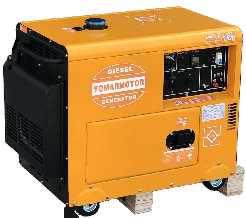 

5kW 6kW 7kW 8kW 9kW 5kva 6kva 7kva 8kva 9kva 10kva Portable Silent diesel Generators Set