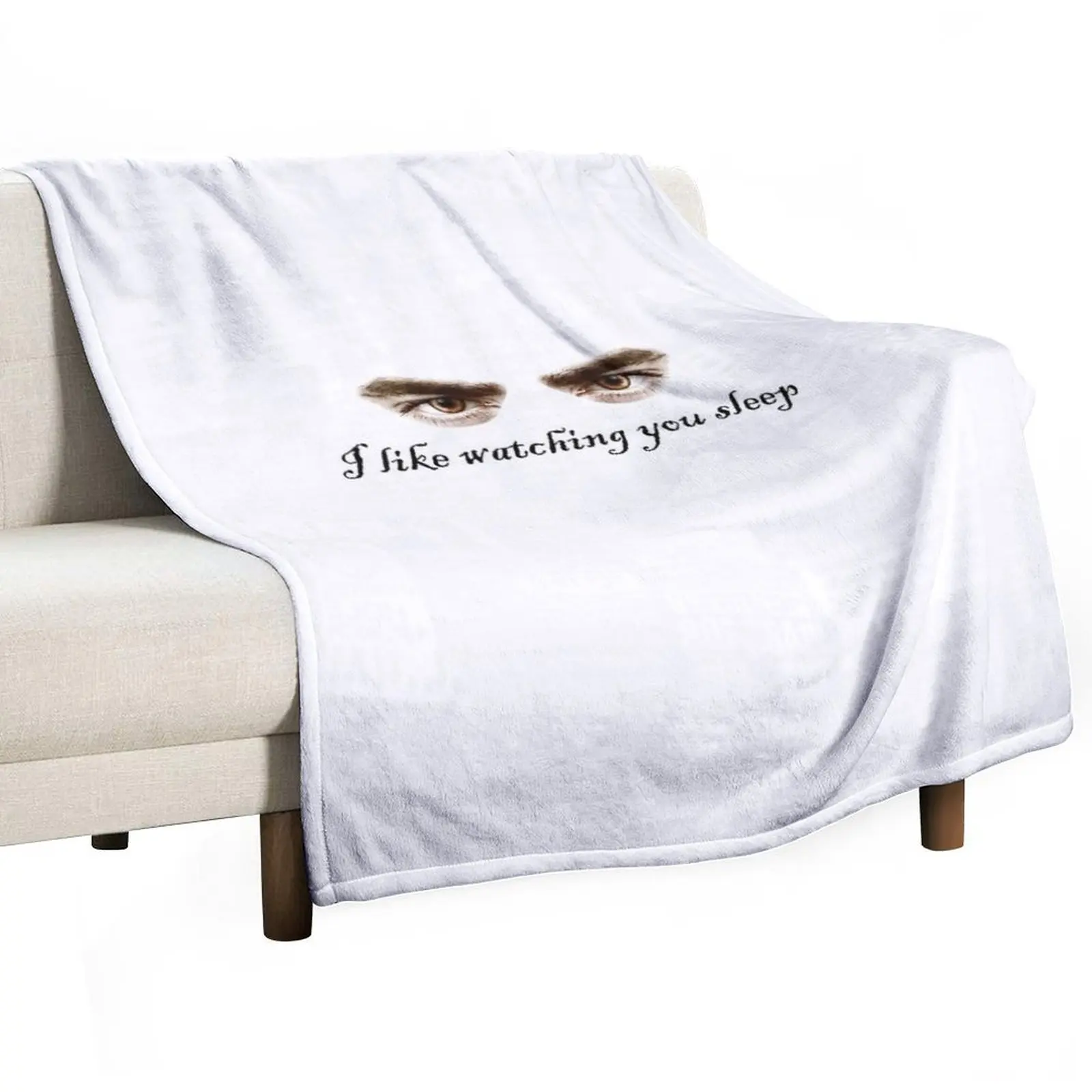 i like watching you sleep - edward cullen Throw Blanket Furrys Softest Multi-Purpose Blankets