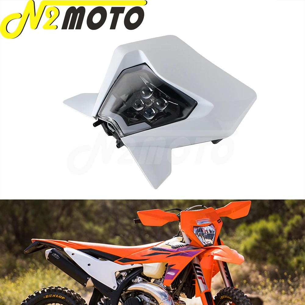 Motorcycle LED Headlight For KTM EXC250 EXC300 EXC450 SX250 SX300 SX450 XC250 XC300 XC450 Motocross Dirt Bike Enduro Head Lights