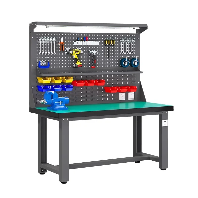 Heavy duty fitter anti-static workbench factory  maintenance console laboratory stainless