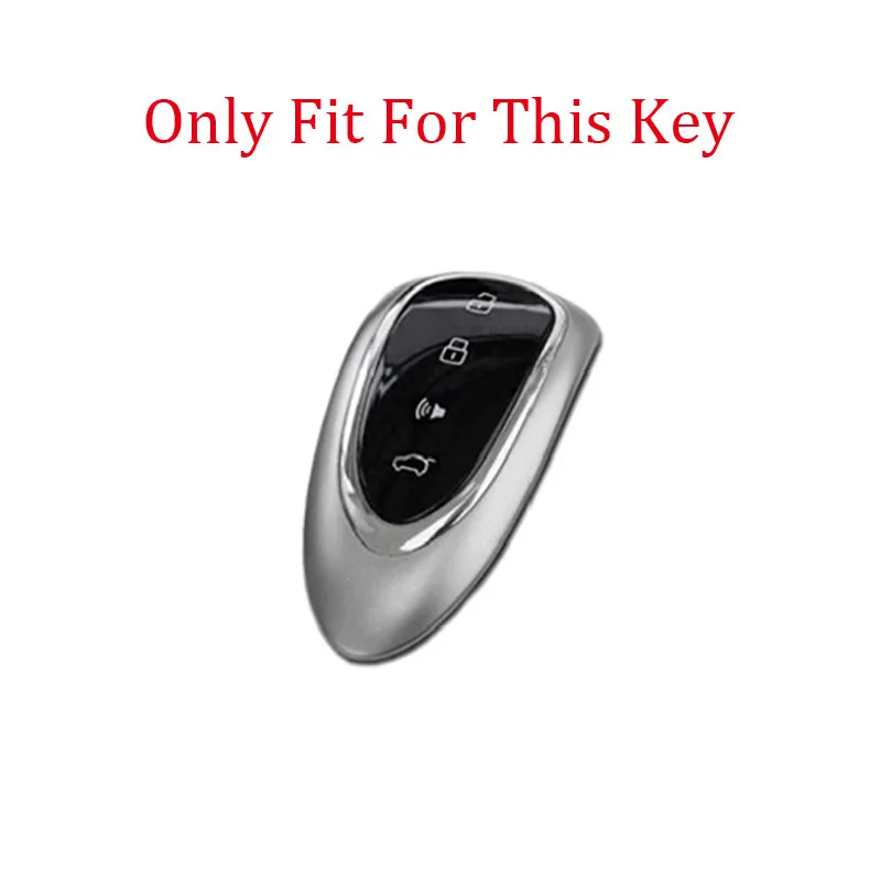 4 Buttons Zinc Alloy Car Remote Key Case Cover Shell For Great Wall Wey LanShan DHT-PHEV New Energy Auto Keychain Accessories